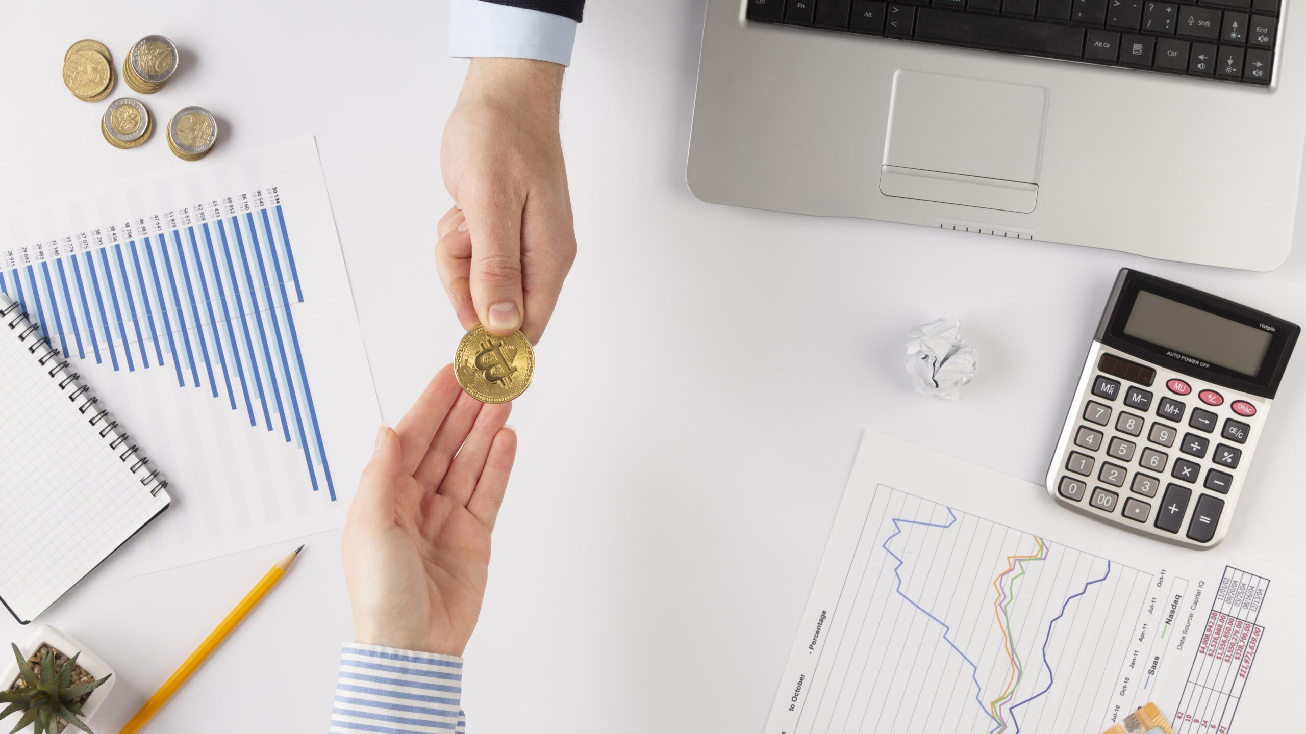 men-exchanging-bitcoin-with-copy-space-scaled